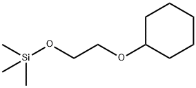 [2-(Cyclohexyloxy)ethoxy]trimethylsilane 结构式