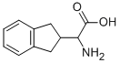 2-氨基-2-(2,3-二氢-1H-茚-2-基)乙酸,16655-90-6,结构式