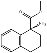 1-Naphthalenecarboxylicacid,1-amino-1,2,3,4-tetrahydro-,methylester,(R)-(9CI) Structure