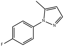 1 - (4 -氟苯基)- 5 -甲基- 1H -吡唑,166588-11-0,结构式