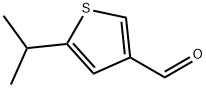 3-Thiophenecarboxaldehyde, 5-(1-methylethyl)- (9CI) Structure