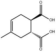 4-Cyclohexene-1,2-dicarboxylic acid, 4-methyl-, (1R,2R)-(-)- (8CI) Structure