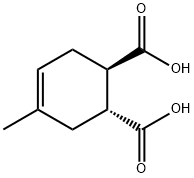 4-Циклогексен-1,2-дикарбоновая кислота, 4-метил-, (1R,2R)-(-)- (8CI) структура