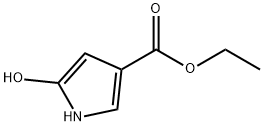 1H-Pyrrole-3-carboxylicacid,5-hydroxy-,ethylester(9CI) Struktur
