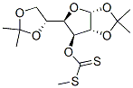 1,2:5,6-Di-O-isopropylidene-a-D-glucofuranose S-Methyl Dithiocarbonate 化学構造式