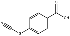 p-Thiocyanatobenzoic acid 结构式