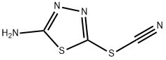 Thiocyanic  acid,  5-amino-1,3,4-thiadiazol-2-yl  ester Struktur