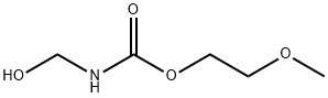 (ヒドロキシメチル)カルバミン酸2-メトキシエチル 化学構造式