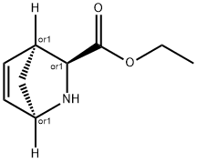 2-Azabicyclo[2.2.1]hept-5-ene-3-carboxylicacid,ethylester,endo-(9CI) Structure