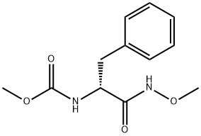 (R)-Methyl 1-(MethoxyaMino)-1-oxo-3-phenylpropan-2-ylcarbaMate 化学構造式