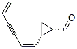 Cyclopropanecarboxaldehyde, 2-(1,5-hexadien-3-ynyl)-, [1S-[1alpha,2alpha(Z)]]- (9CI),166762-25-0,结构式