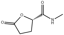 2-Furancarboxamide,tetrahydro-N-methyl-5-oxo-,(S)-(9CI) 结构式