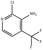 2-CHLORO-4-(TRIFLUOROMETHYL)PYRIDIN-3-AMINE Struktur