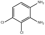 3,4-Dichloro-1,2-benzenediamine, 1668-01-5, 结构式