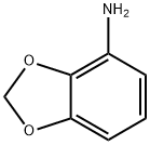 1,3-ベンゾジオキソール-4-アミン 化学構造式