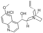 キニジン塩酸塩 化学構造式