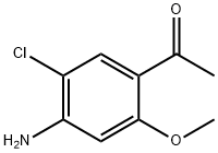 1-(4-氨基-5-氯-2-甲氧基苯基)-乙酮,166816-08-6,结构式