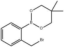 2-溴甲基苯基硼酸, 新戊二醇酯, 166821-88-1, 结构式