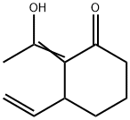 Cyclohexanone, 3-ethenyl-2-(1-hydroxyethylidene)- (9CI) Structure