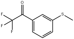 Ethanone, 2,2,2-trifluoro-1-[3-(methylthio)phenyl]- (9CI) Structure