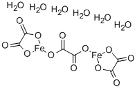 草酸铁(III) 六水化物,166897-40-1,结构式
