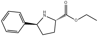(2S,5S)-ethyl 5-phenylpyrrolidine-2-carboxylate Structure