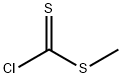 Chlorodithioformic acid methyl ester Struktur