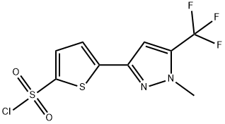 2-[1-METHYL-5-(TRIFLUOROMETHYL)PYRAZOL-3-YL]-THIOPHENE-5-SULFONYL CHLORIDE price.