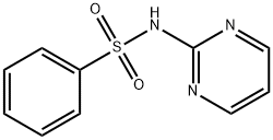 2-benzenesulfonamidopyrimidine Struktur
