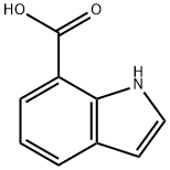 7-吲哚甲酸,1670-83-3,结构式
