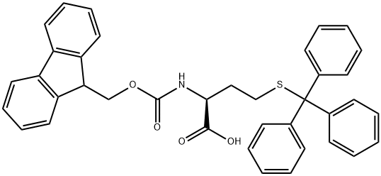 N-芴甲氧羰基-S-三苯甲基-L-高半胱氨酸,167015-23-8,结构式