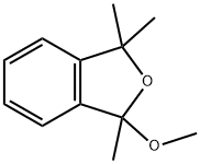 1-Methoxy-1,3,3-trimethyl-1,3-dihydroisobenzofuran 结构式