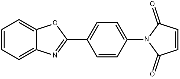 N-[4-(2-BENZOXAZOLYL)PHENYL]MALEIMIDE Structure