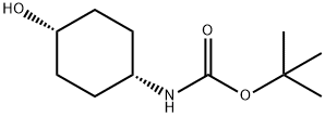 TERT-BUTYL CIS-4-HYDROXYCYCLOHEXYLCARBAMATE Structure