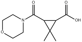 2,2-dimethyl-3-(morpholin-4-ylcarbonyl)cyclopropanecarboxylic acid|MFCD12027545