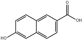 2-羟基-6-萘甲酸,16712-64-4,结构式