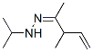 3-メチル-4-ペンテン-2-オンイソプロピルヒドラゾン 化学構造式