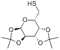 1,2:3,4-Di-O-isopropylidene-6-thio-a-D-galactopyranose Structure