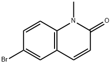 6-溴-1-甲基-1H-喹啉-2-酮 结构式