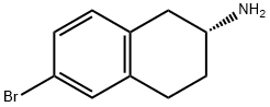 (R)-6-BROMO-2-AMINOTETRALIN Structure
