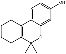 7,8,9,10-Tetrahydro-6,6-dimethyl-6H-dibenzo[b,d]pyran-3-ol Struktur