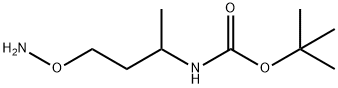 Carbamic acid, [3-(aminooxy)-1-methylpropyl]-, 1,1-dimethylethyl ester (9CI) 结构式