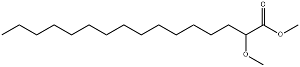2-メトキシヘキサデカン酸メチル 化学構造式