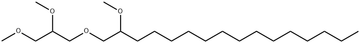 1,2-Dimethoxy-3-[(2-methoxyhexadecyl)oxy]propane Struktur