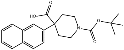 Boc-4-(naphthalen-2-yl)-piperidine-4-carboxylic acid|BOC-4-(萘-2-基)-哌啶-4-甲酸