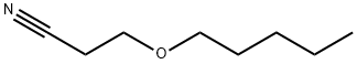 3-ペントキシプロパンニトリル 化学構造式