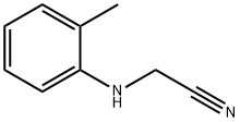 2-[メチル(フェニル)アミノ]アセトニトリル 化学構造式