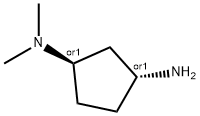 1,3-Cyclopentanediamine,N,N-dimethyl-,trans-(9CI) 化学構造式