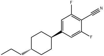 4-(TRANS-4-PENTYLCYCLOHEXYL)-1-FLUOROBENZENE Struktur