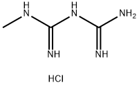 METFORMIN RELATED COMPOUND B (1-メチルビグアニド塩酸塩) 化学構造式